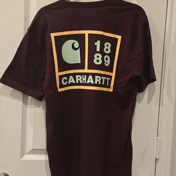 Carhartt Relaxed Fit Heavyweight Pocket 1889 Graphic S/S T-shirt - Picture 4 of 5